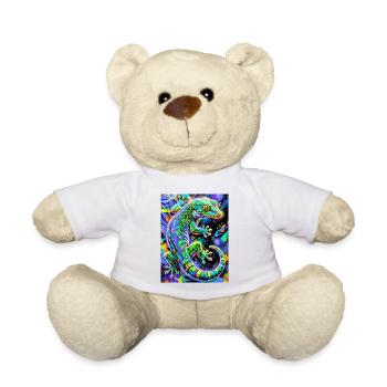 Gecko - Teddy Bear - white - Front