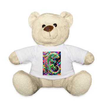 Gecko - Teddy Bear - white - Front