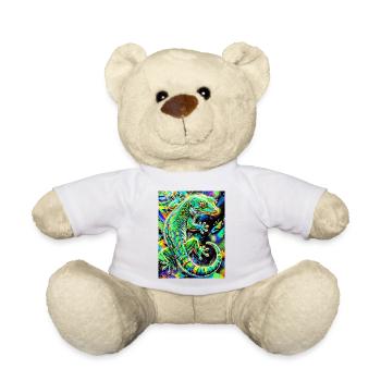 Gecko - Teddy Bear - white - Front