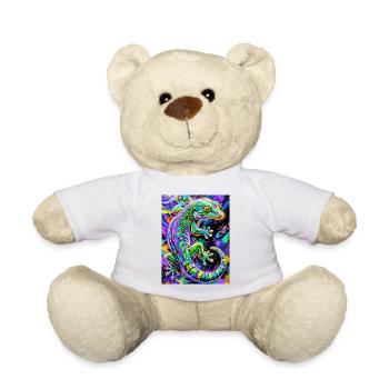 Gecko - Teddy Bear - white - Front