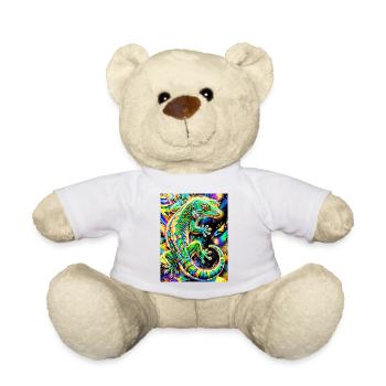 Gecko - Teddy Bear - white - Front