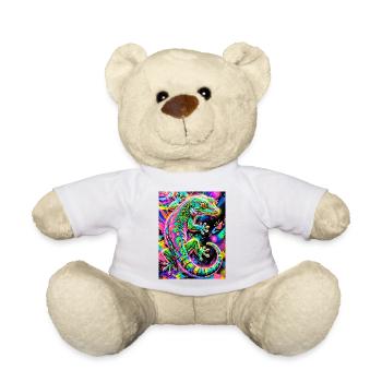 Gecko - Teddy Bear - white - Front
