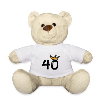 40e anniversaire Krone - Nounours - blanc - Devant