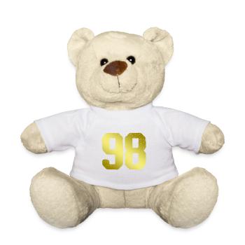 98 Zahl Trikot - Teddy - Weiß - Vorne