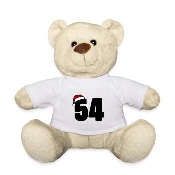 54 Numéro Noël - Nounours - blanc - Devant