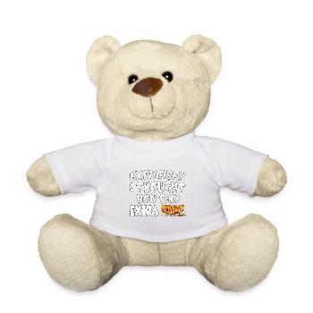 Excercise i thought you said extra fries - Teddy - Weiß - Vorne