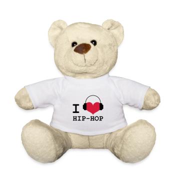 Ich liebe Hip-Hop - Teddy - Weiß - Vorne