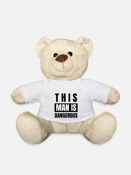 dieser Mann ist gefährlich - Teddy - Weiß