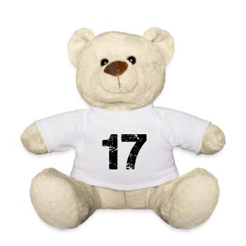 17 number jersey - Teddy Bear - white - Front