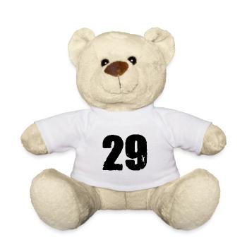 29 Zahl Trikot - Teddy - Weiß - Vorne