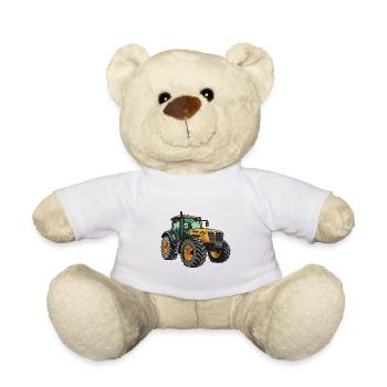 Symbole du tracteur - Nounours - blanc - Devant