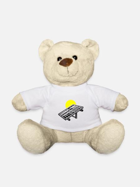 Solar Energie Panele - Teddy - Weiß