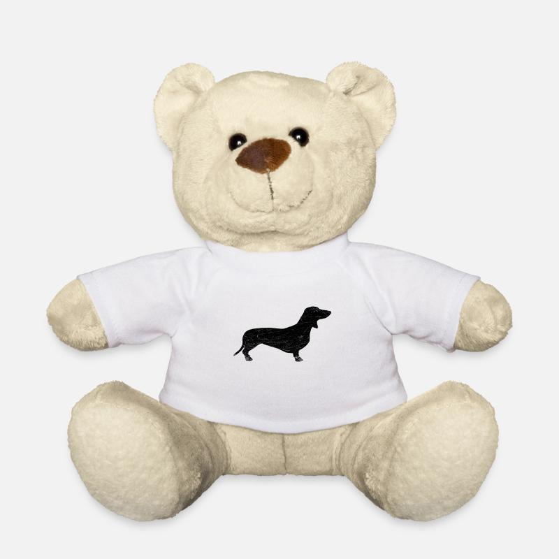 teckel - Nounours - blanc