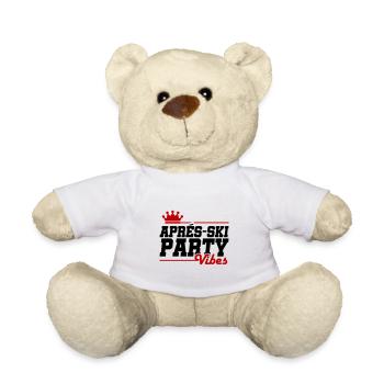 Ambiance de fête après-ski - Nounours - blanc - Devant