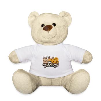 Sonnenblume Lasten der Liebe - Teddy - Weiß - Vorne