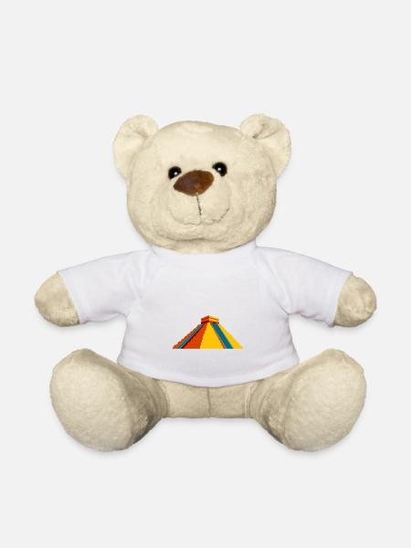 Inka-Pyramide - Teddy - Weiß