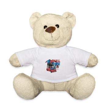 Petite ville États-Unis Amérique - Nounours - blanc - Devant