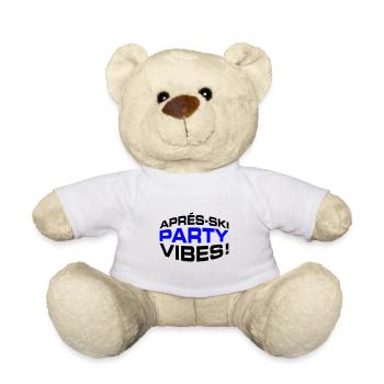 Ambiance de fête après-ski - Nounours - blanc - Devant