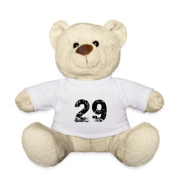 29 Zahl Trikot - Teddy - Weiß - Vorne