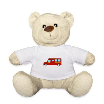 Feuerwehrbus 112 - Teddy - Weiß - Vorne