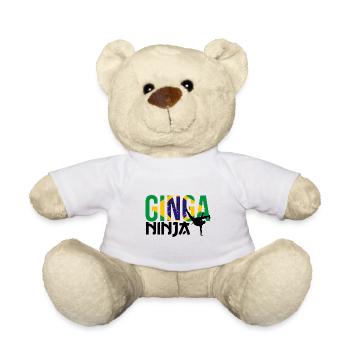Ginga Capoeira pour les arts martiaux brésiliens - Nounours - blanc - Devant