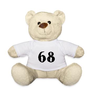 Maillot à 68 numéros - Nounours - blanc - Devant