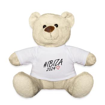Ibiza 2024 Herz Reise - Teddy - Weiß - Vorne