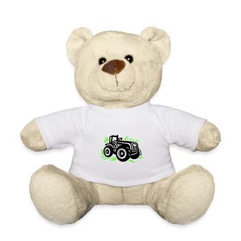 Tracteur Agriculteur Agriculteur Icône - Nounours - blanc - Devant