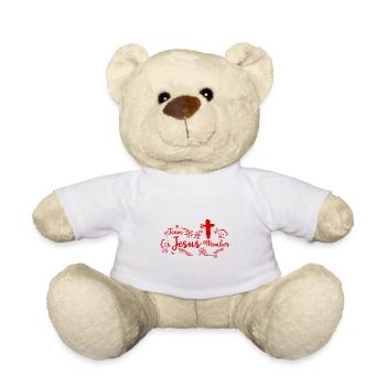 Team Jesus - Teddy Bear - white - Front