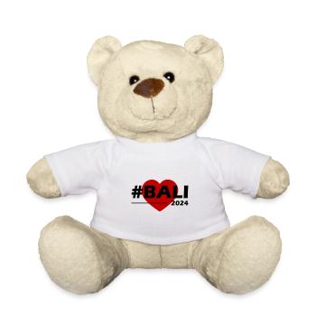 Bali 2024 Heart Love - Teddy Bear - white - Front