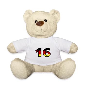 16 Numéro Allemagne Jersey - Nounours - blanc - Devant