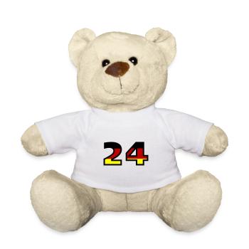 Maillot Allemagne numéro 24 - Nounours - blanc - Devant