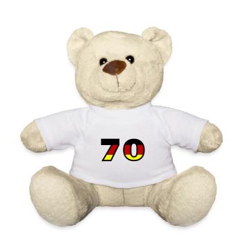 70 Number Germany Jersey - Teddy Bear - white - Front