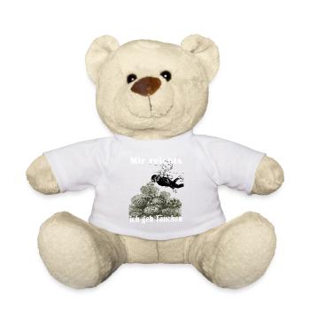 Dive, diver, diving - Teddy Bear - white - Front
