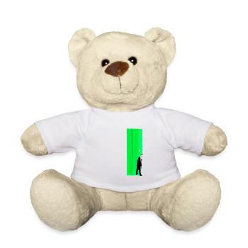 Peignez le mur en vert - Nounours - blanc - Devant