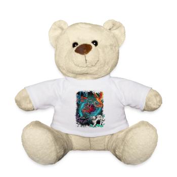 5 sacred animals - Teddy Bear - white - Front