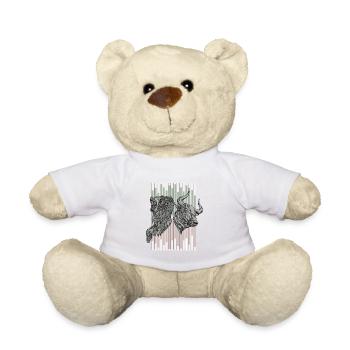 Trading actions Investment Bullen- Bärenmarkt - Nounours - blanc - Devant