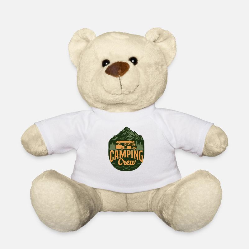 Camping Crew Motorhome - Teddy Bear - white