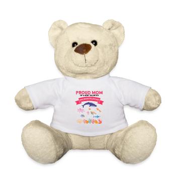 Stolze Mama Mikrobiologie Biologie Biologe Meer - Teddy - Weiß - Vorne