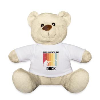 Duck Hunting Duck Hunting Hunter Duck Hunter Duck Hunter Design - Teddy Bear - white - Front