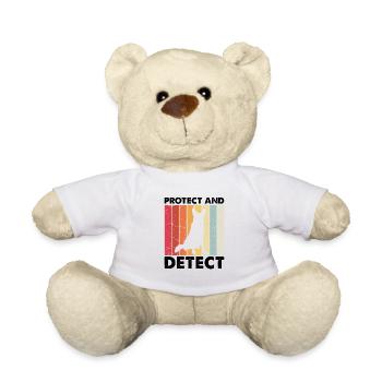 Militär Design Polizei Hund Deutscher Schäfer - Teddy - Weiß - Vorne