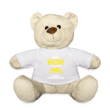 Safari Family Holiday Design for Africa Savannah - Teddy Bear - white - Front