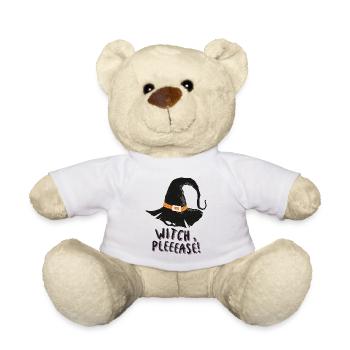 Horror Zauberei Magie Halloween T-Shirt Geschenk - Teddy - Weiß - Vorne
