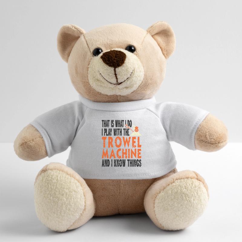 Concrete builder design for builders and construction site Teddy Bear