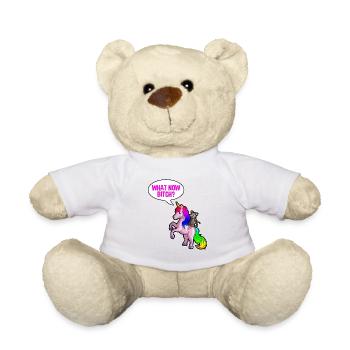 Possum design for opossum lovers and possum - Teddy Bear - white - Front