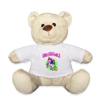 Opossum saying for animal lovers and possum - Teddy Bear - white - Front