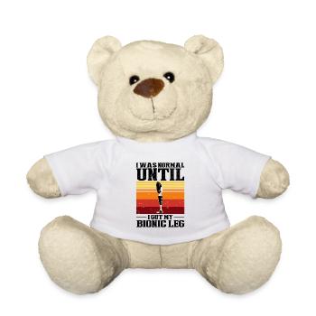 Conception de jambe artificielle pour prothèses de jambe - Nounours - blanc - Devant