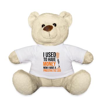 Conception de prothèses de jambe et prothèses de jambe - Nounours - blanc - Devant