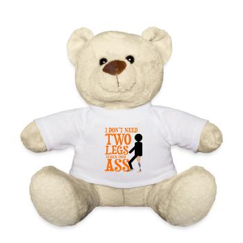 Künstliche Gliedmaßen Design für Beinprothese - Teddy - Weiß - Vorne