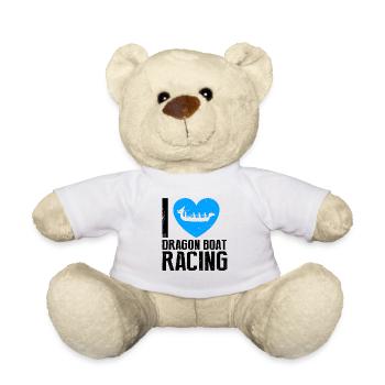 Drachenboot Crew und Drachenbootfahren - Teddy - Weiß - Vorne